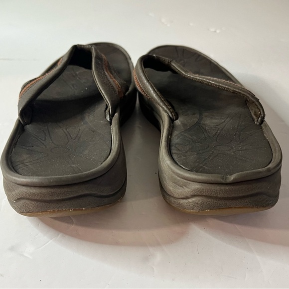 New Balance Men’s Rock & Tone Brown Flip Flop Sandals - Sole is 10-10.3” - Picture 9 of 11